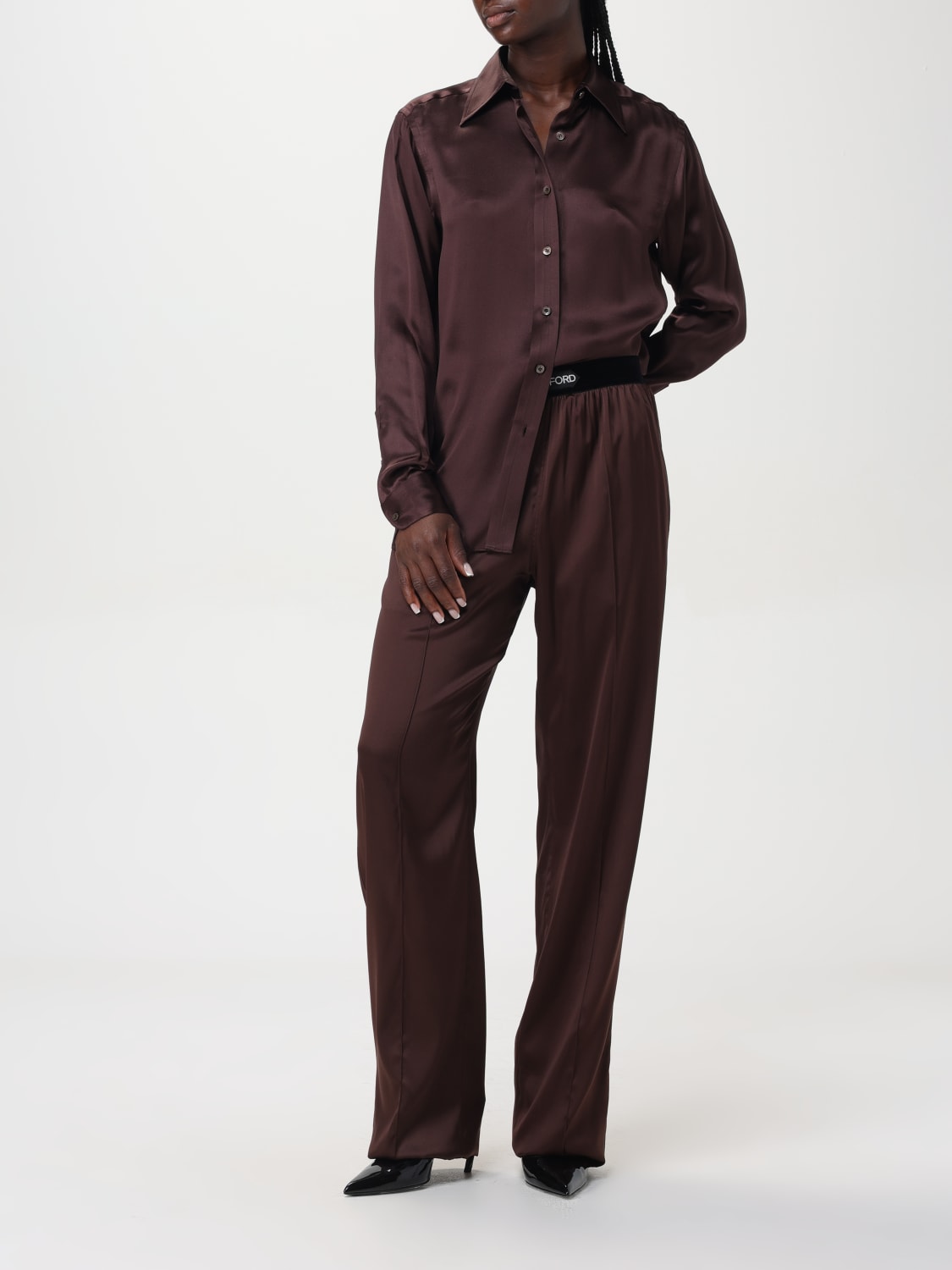 Giglio Pantalone In Misto Seta Tom Ford