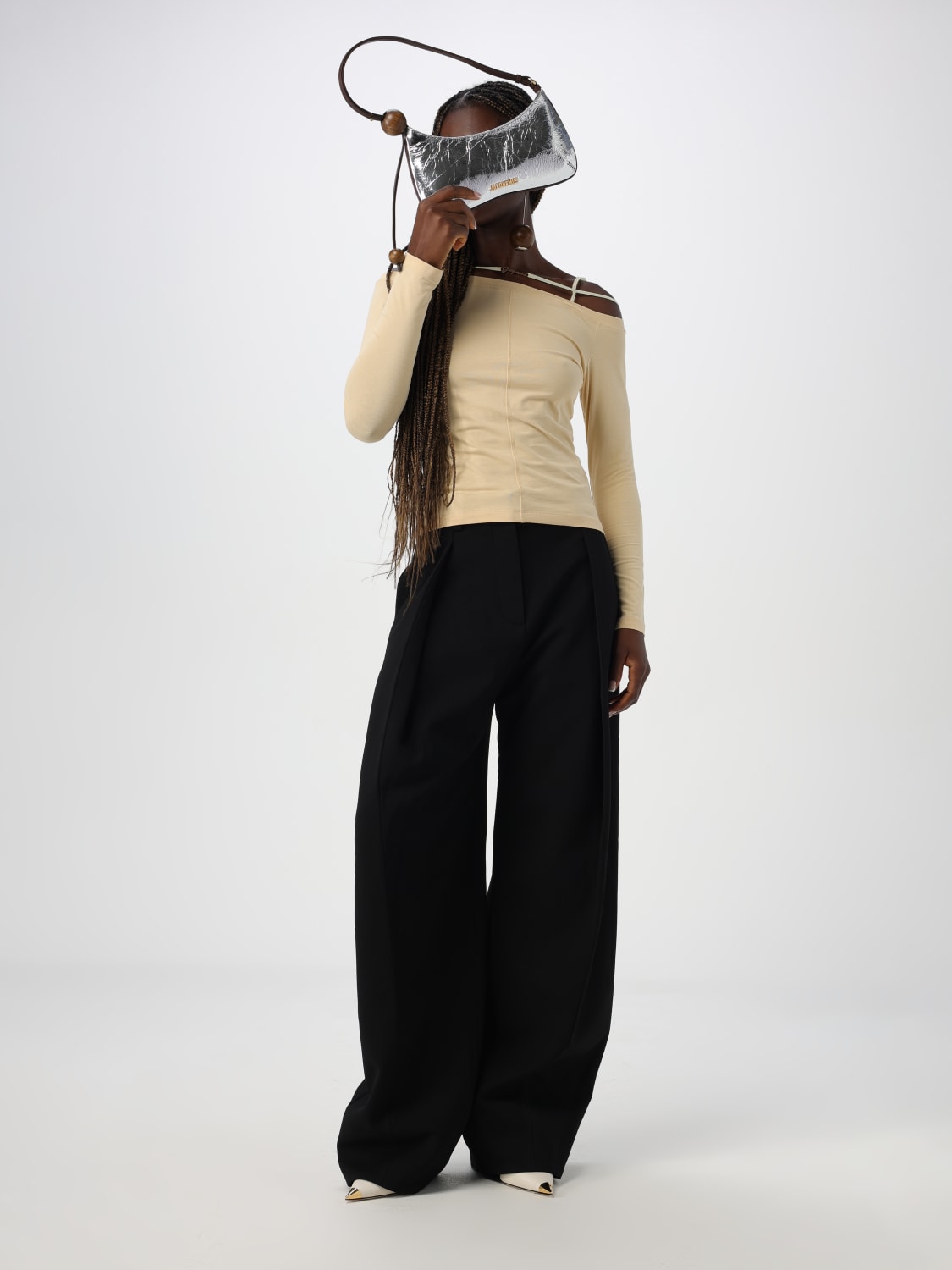 Giglio Pantalone Jacquemus In Cotone Stretch