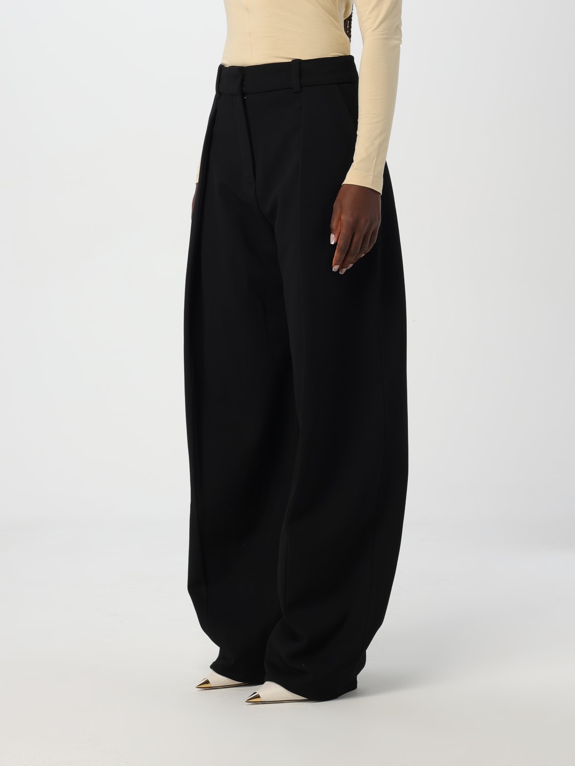 Giglio Pantalone Jacquemus In Cotone Stretch