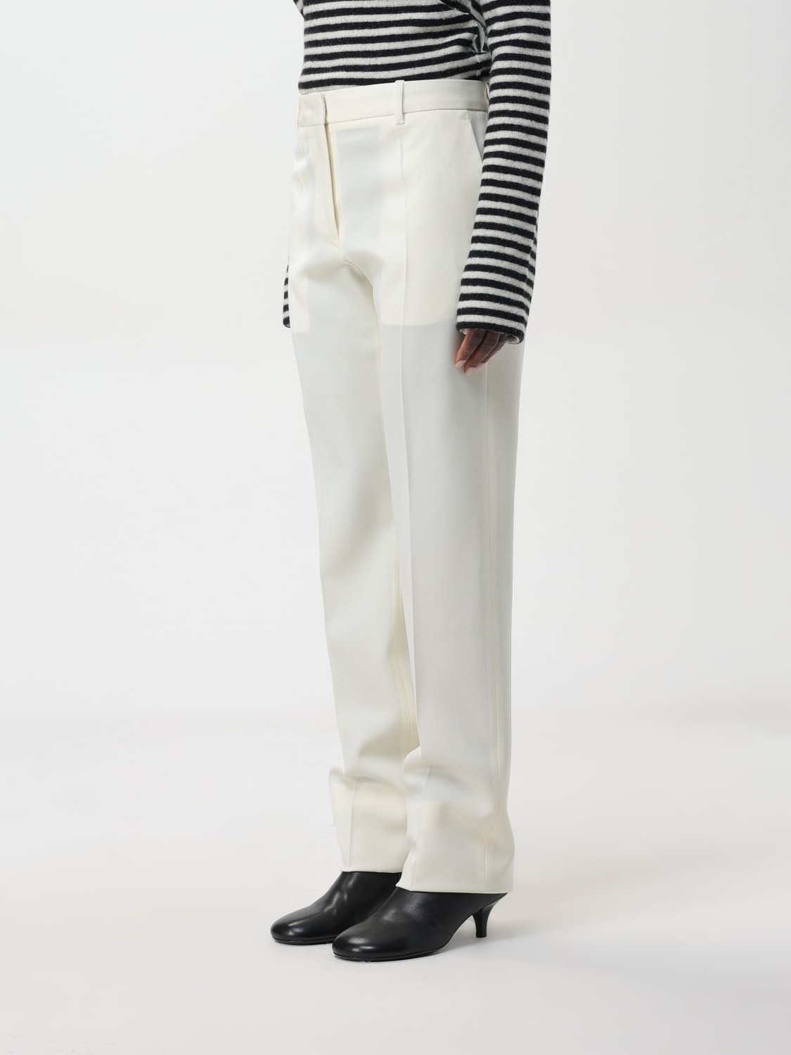 Giglio Pantalone Jil Sander In Lana