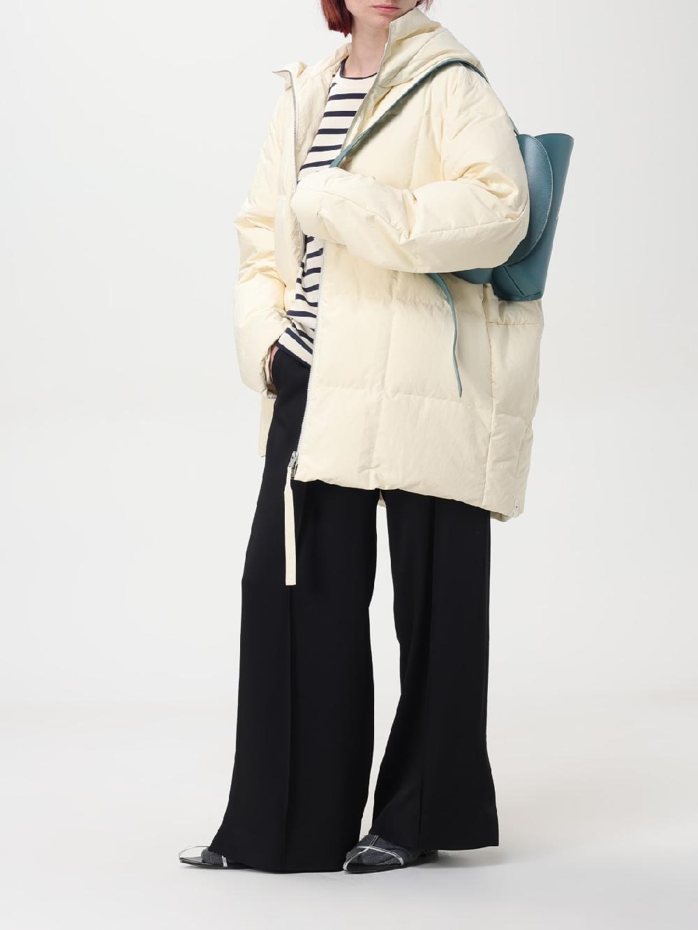 Giglio Pantalone Jil Sander In Viscosa E Acetato