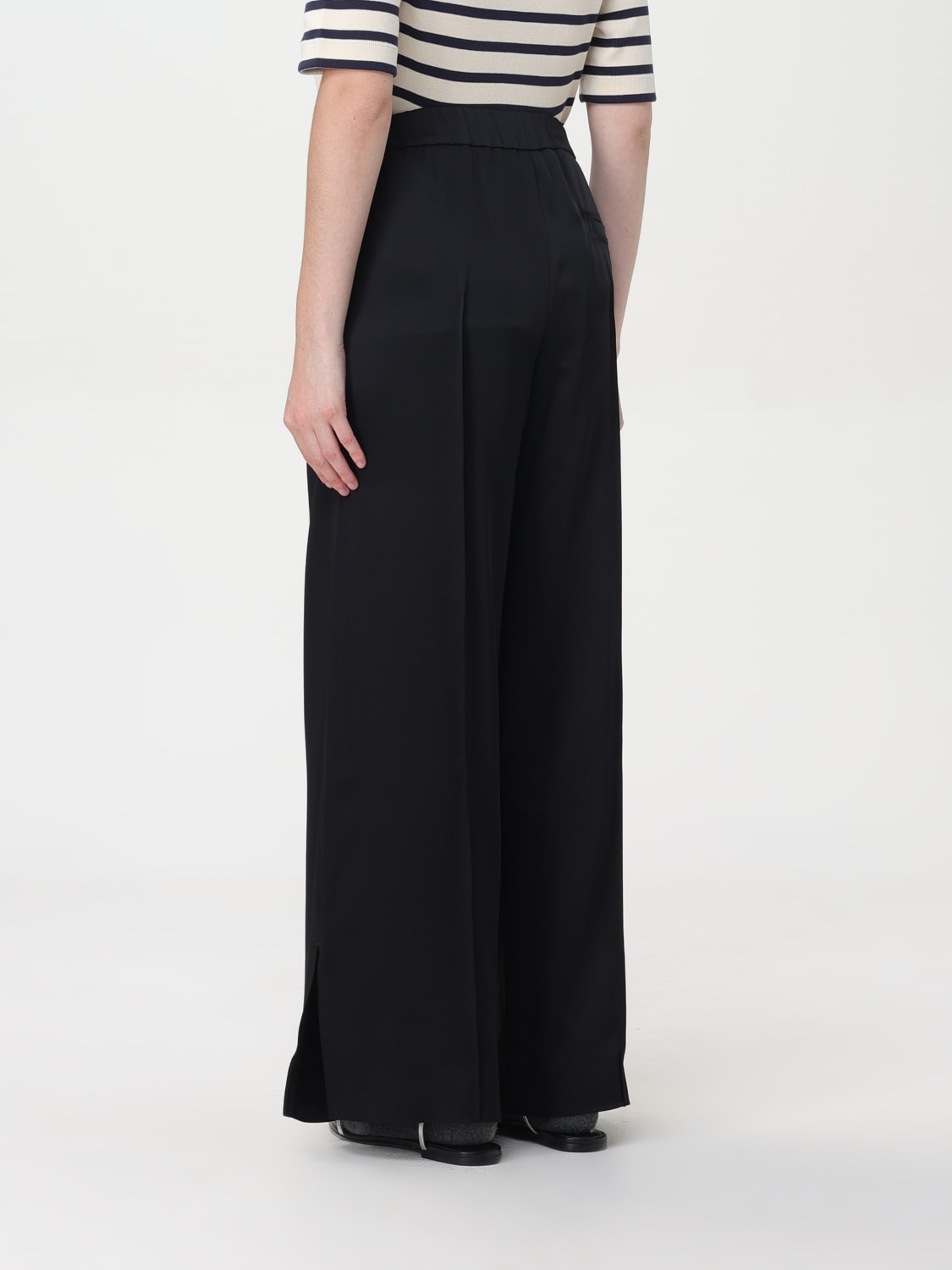 Giglio Pantalone Jil Sander In Viscosa E Acetato