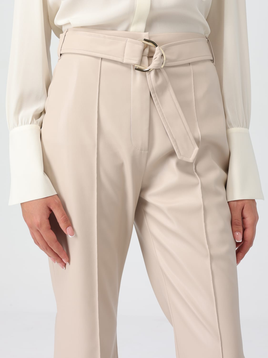 Giglio Pantalone Liu Jo In Pelle Sintetica