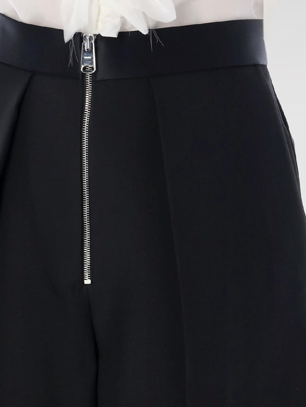 Giglio Pantalone Marine Khaite In Misto Viscosa