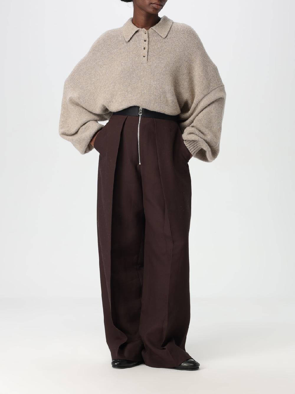 Giglio Pantalone Marine Khaite In Viscosa