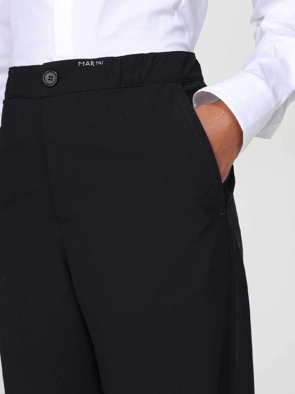Giglio Pantalone Marni In Misto Lana Vergine
