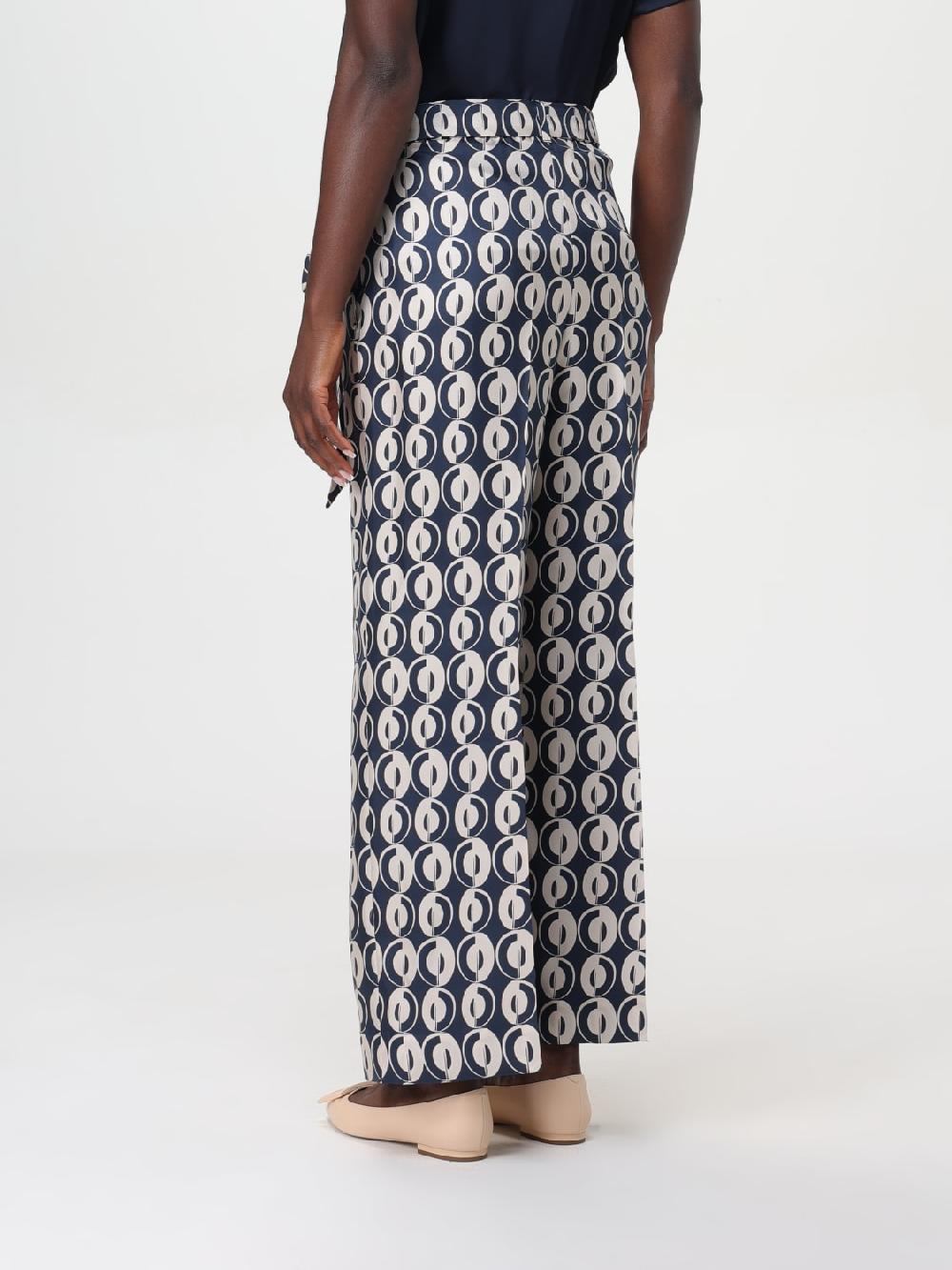 Giglio Pantalone Max Mara A Fantasia Geometrica