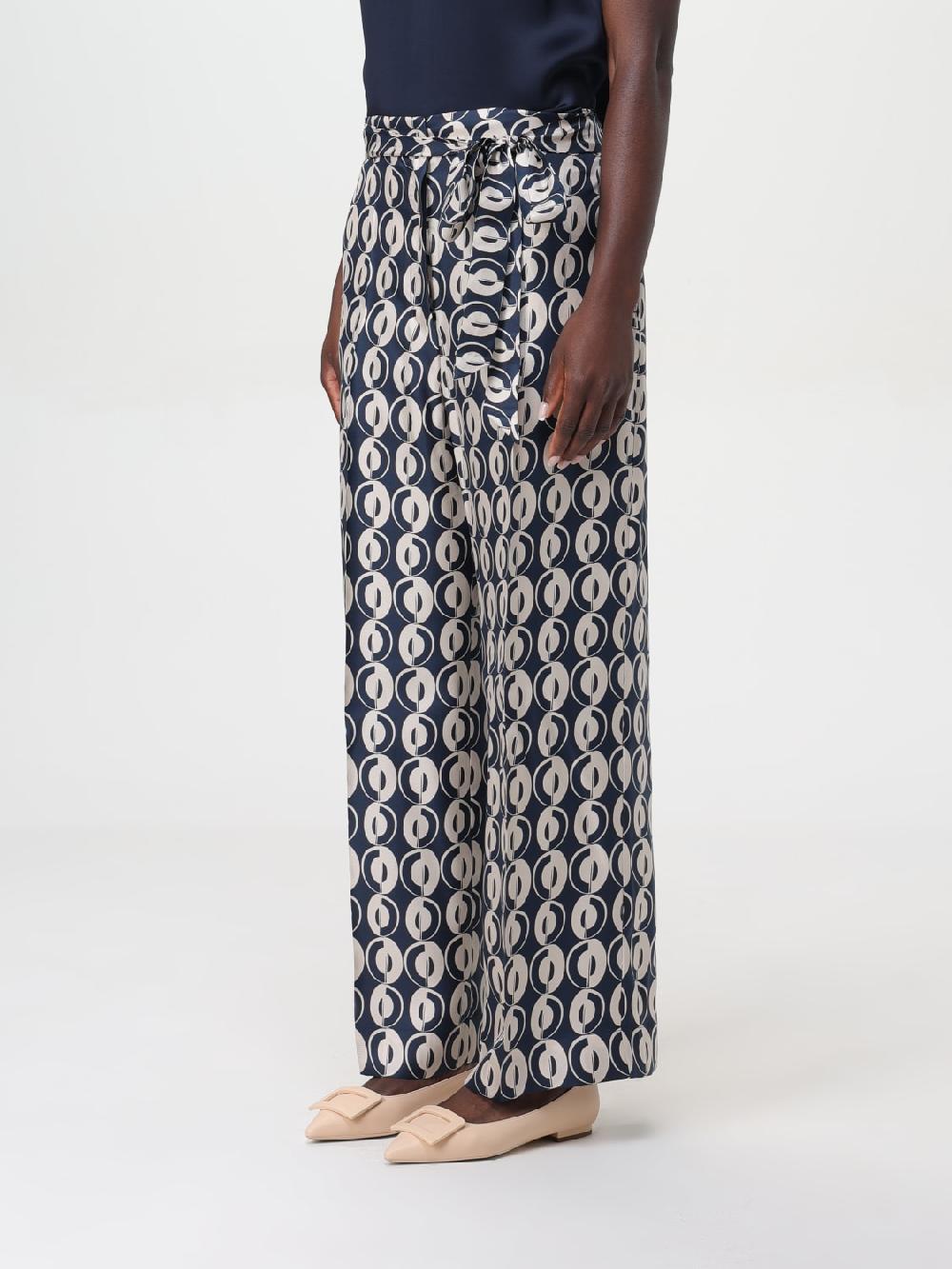 Giglio Pantalone Max Mara A Fantasia Geometrica