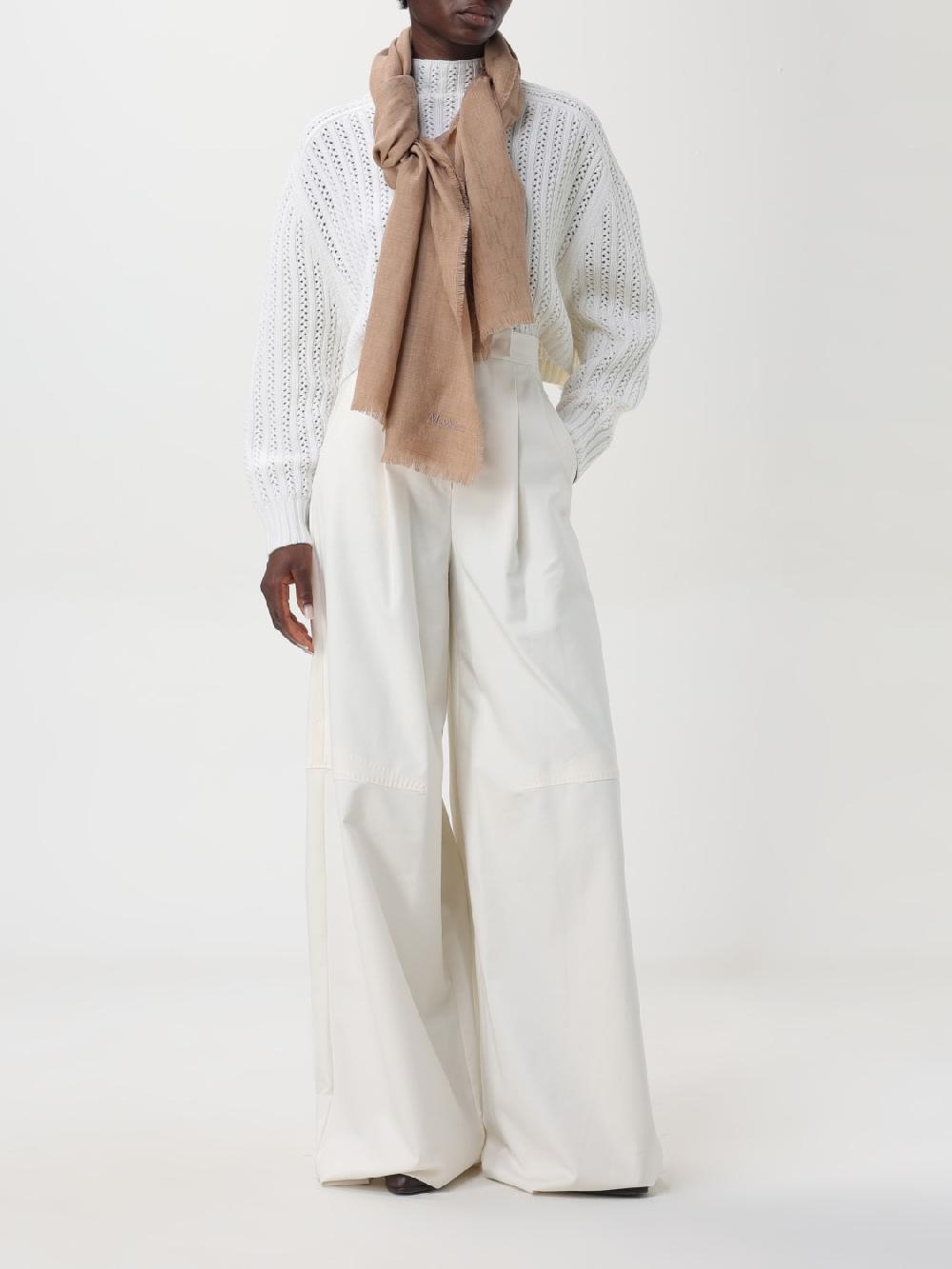 Giglio Pantalone Max Mara In Cotone Stretch