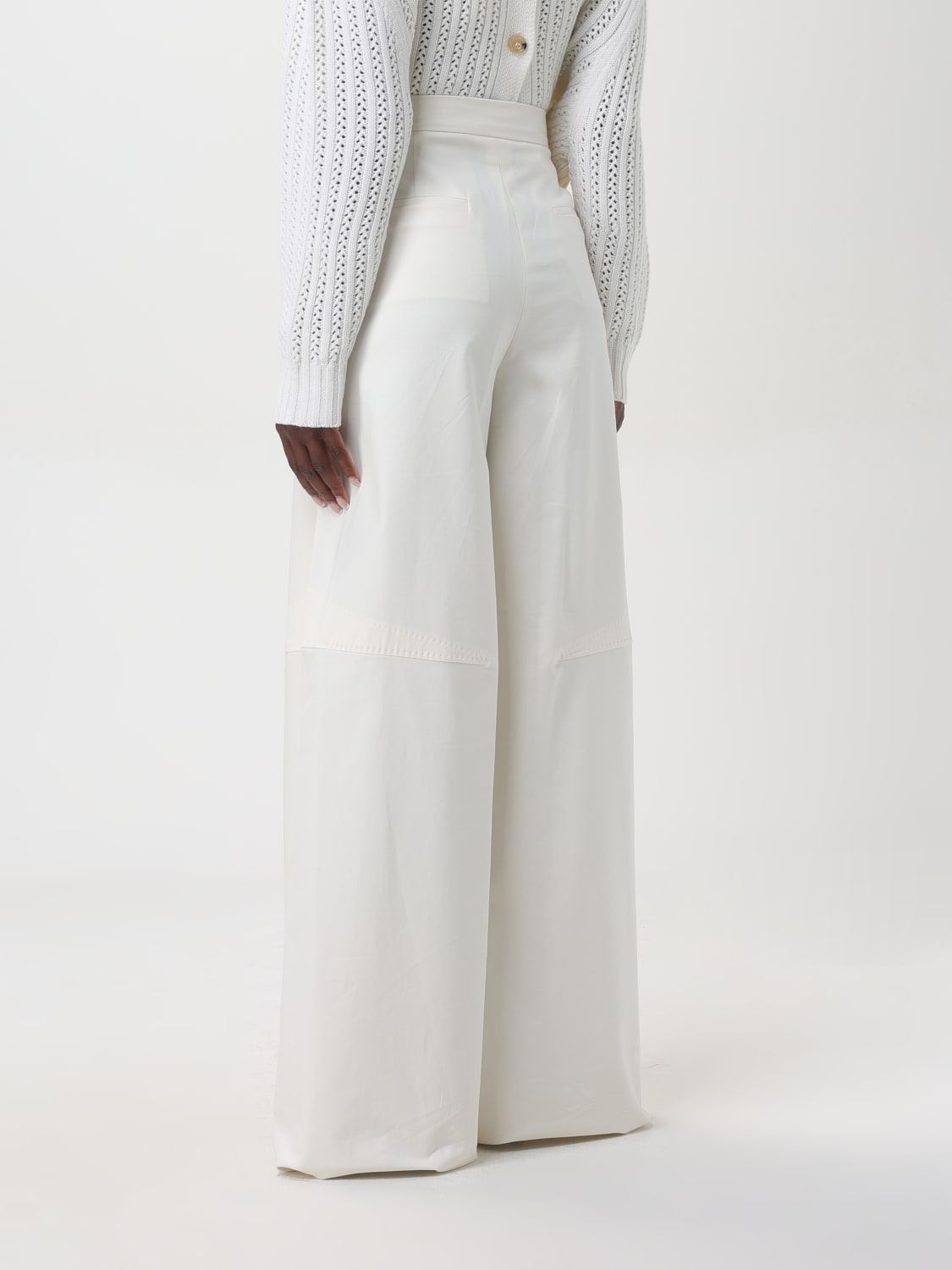 Giglio Pantalone Max Mara In Cotone Stretch