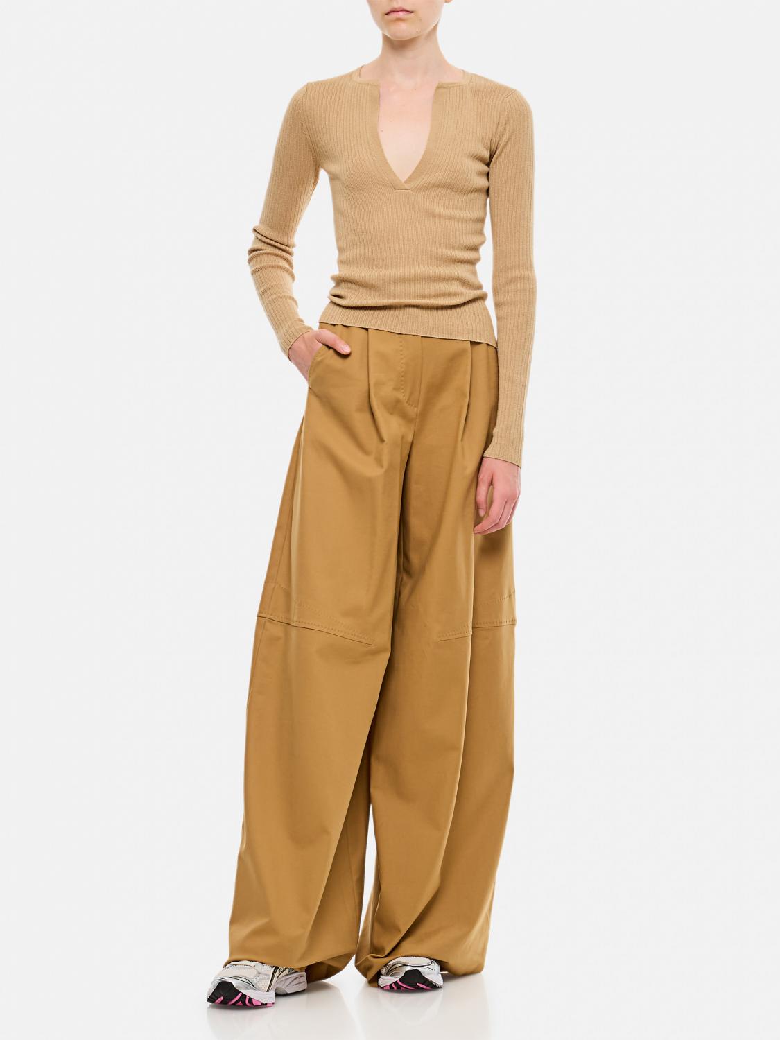 Giglio Pantalone Max Mara In Cotone Stretch