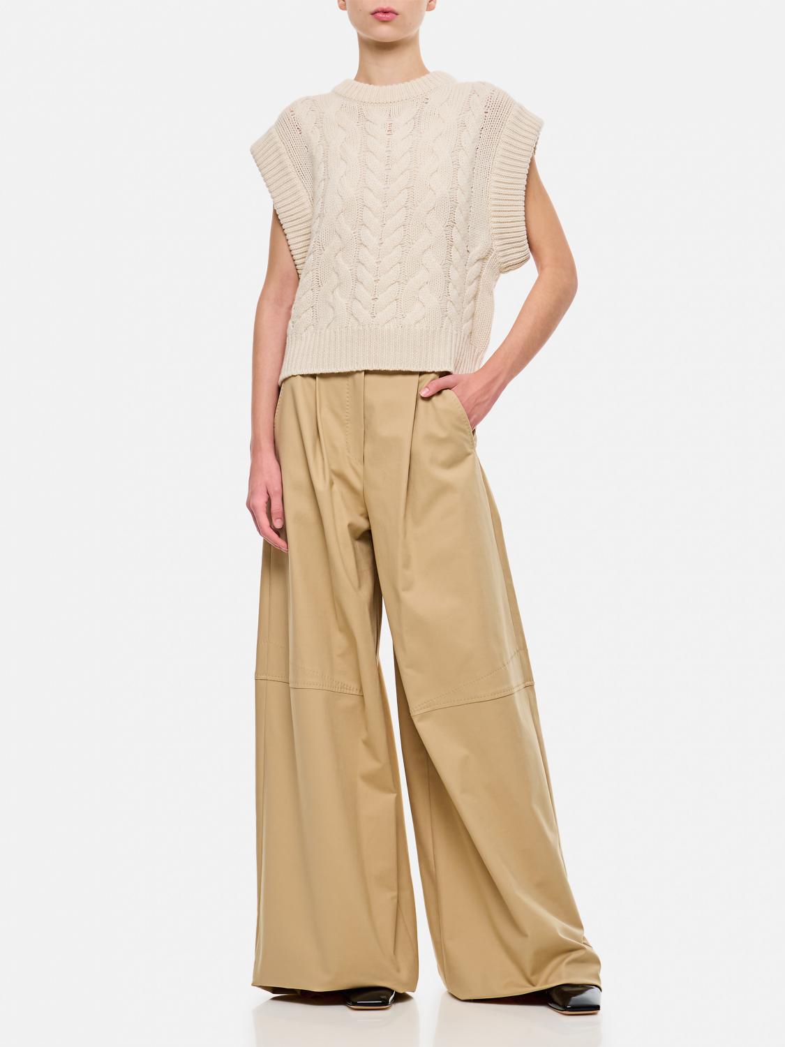 Giglio Pantalone Max Mara In Cotone Stretch