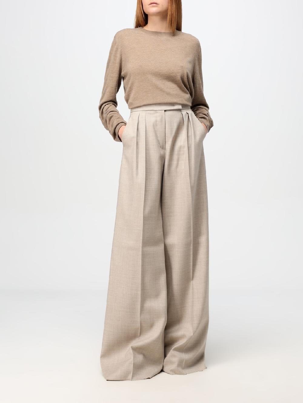 Giglio Pantalone Max Mara In Gabardine