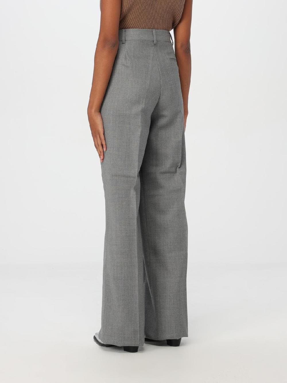 Giglio Pantalone Moschino Couture In Lana Vergine