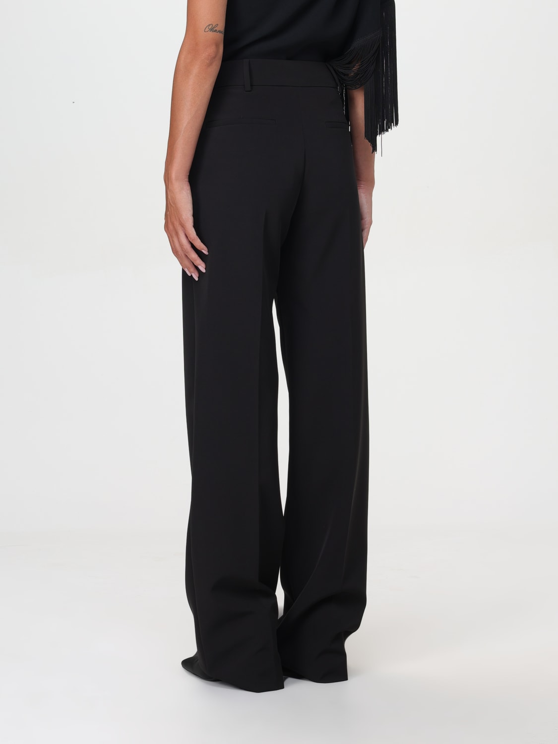 Giglio Pantalone Moschino Jeans In Viscosa