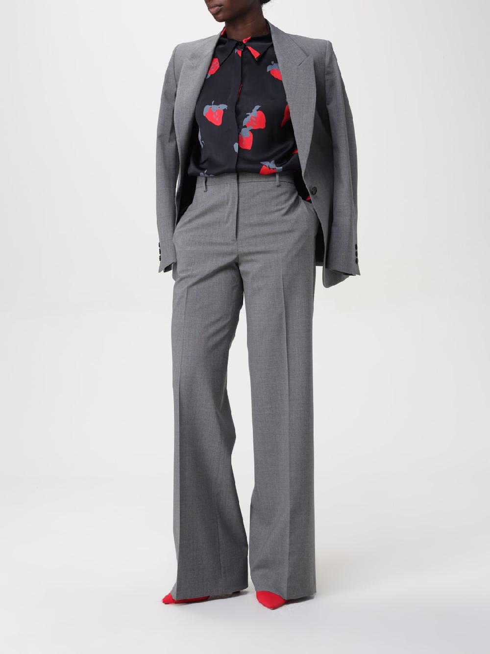 Giglio Pantalone MSGM In Lana Vergine