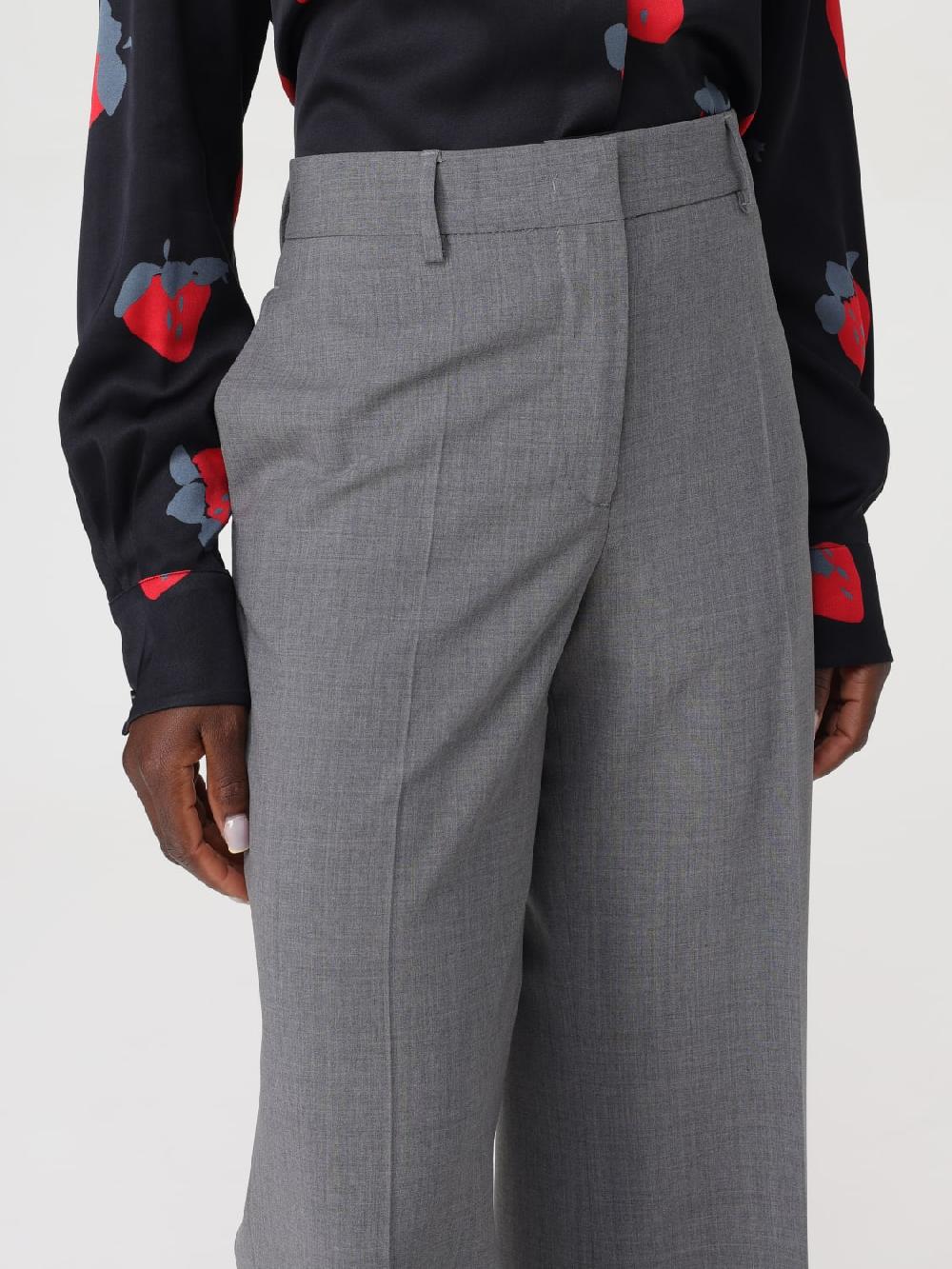 Giglio Pantalone MSGM In Lana Vergine