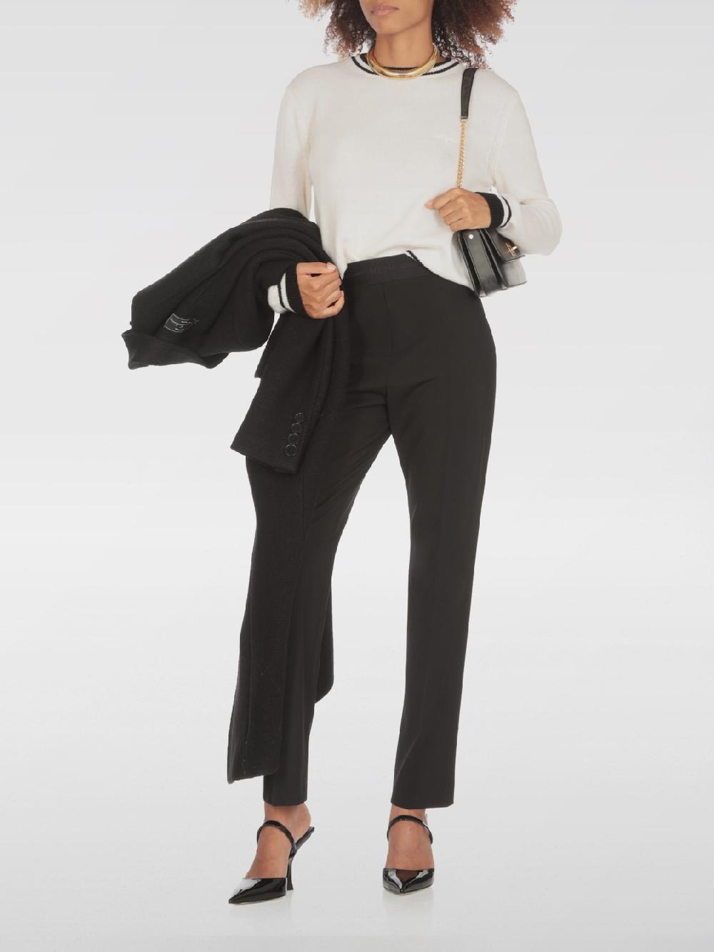 Giglio Pantalone MSGM In Lana Vergine