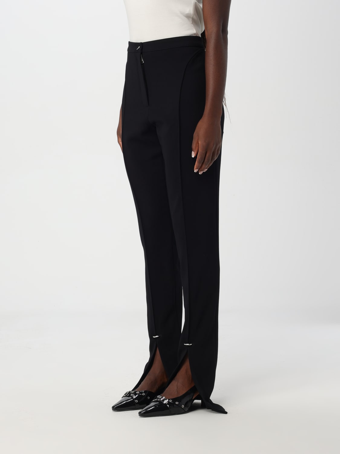 Giglio Pantalone Mugler In Viscosa Stretch
