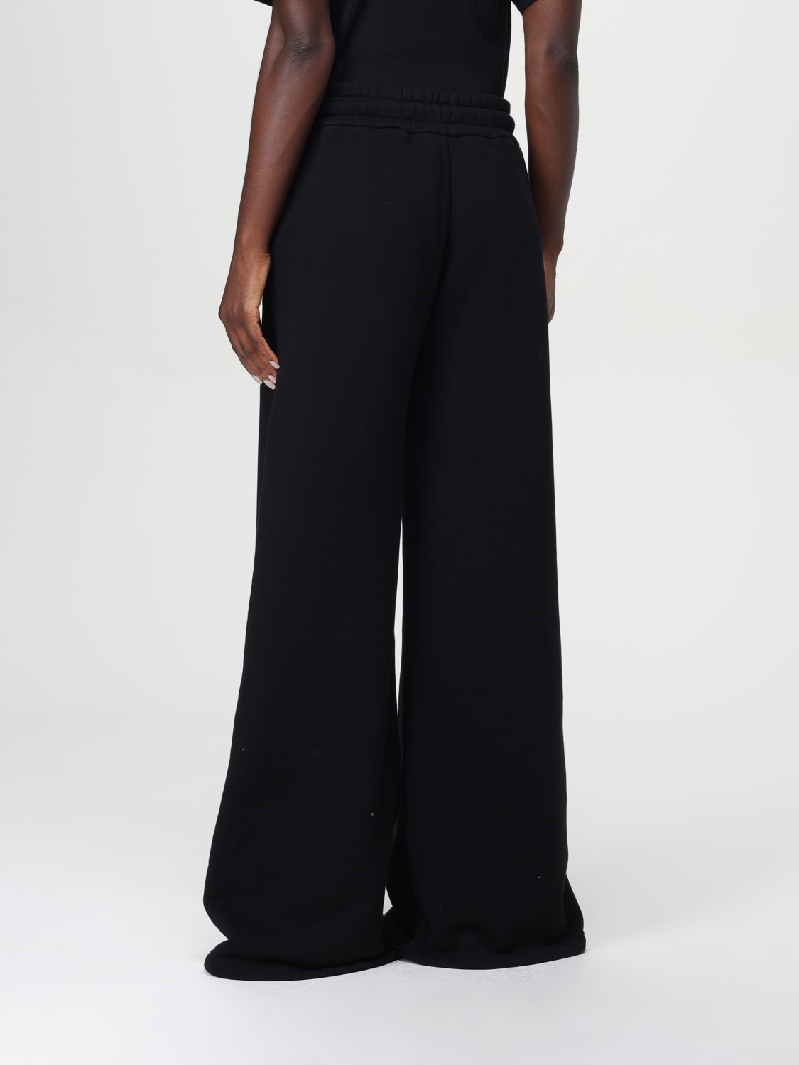 Giglio Pantalone Off-White In Cotone