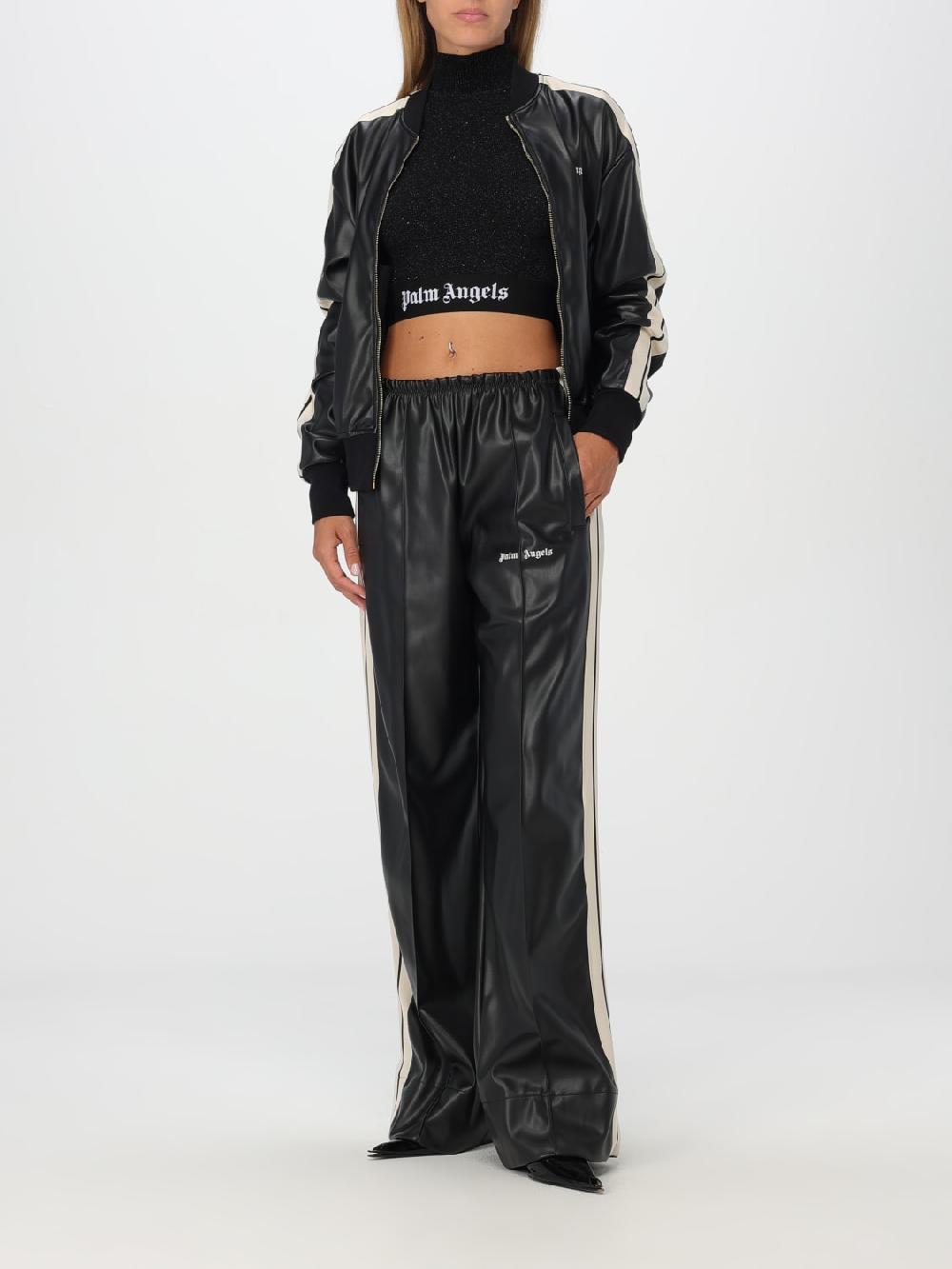Giglio Pantalone Palm Angels In Pelle Sintetica