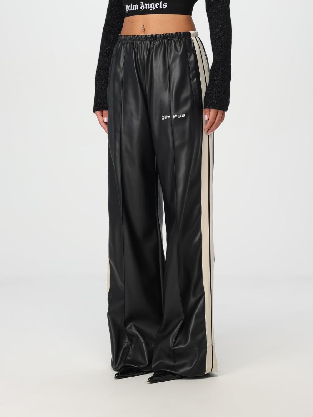 Giglio Pantalone Palm Angels In Pelle Sintetica