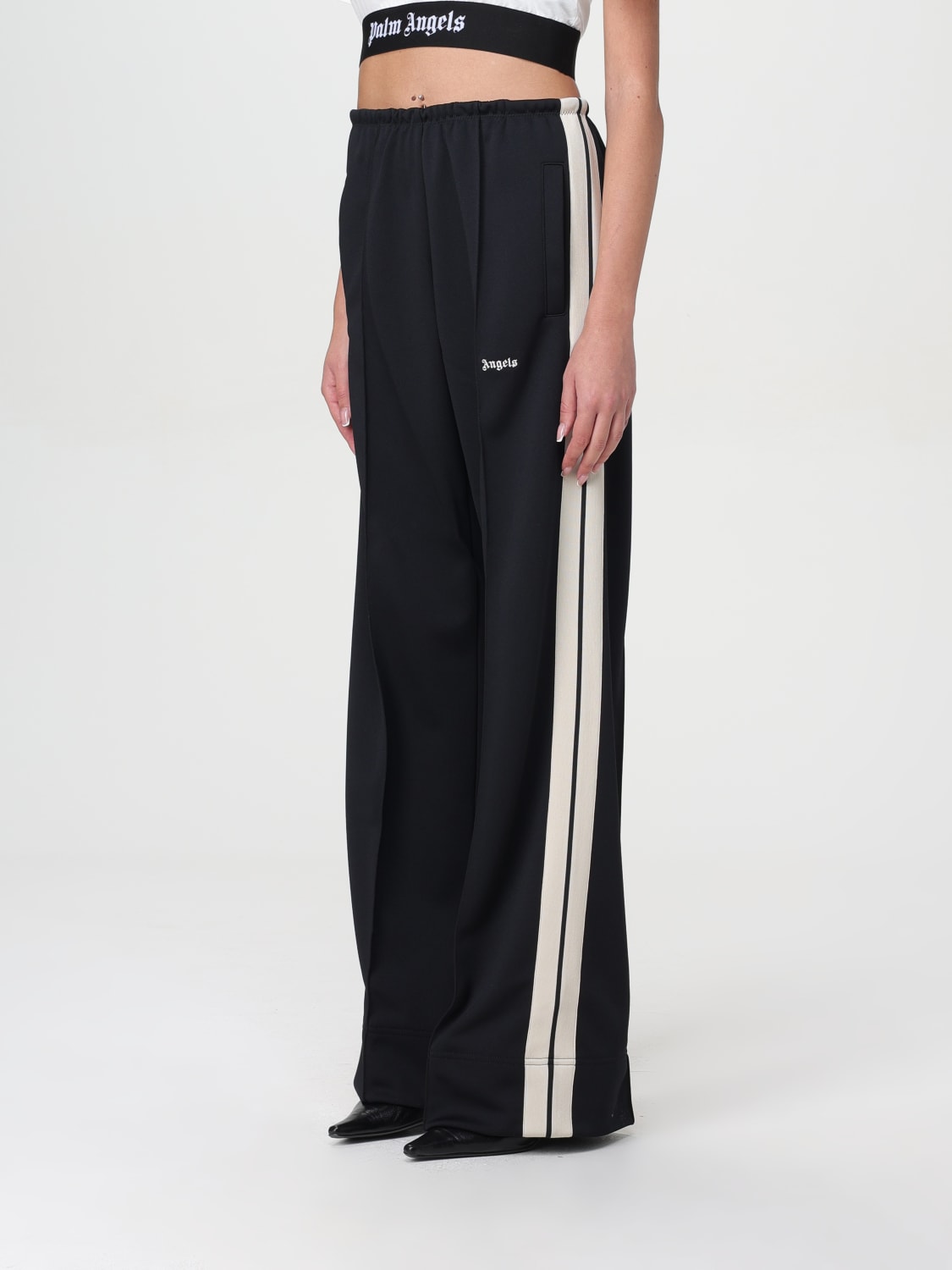 Giglio Pantalone Palm Angels In Tessuto Sintetico