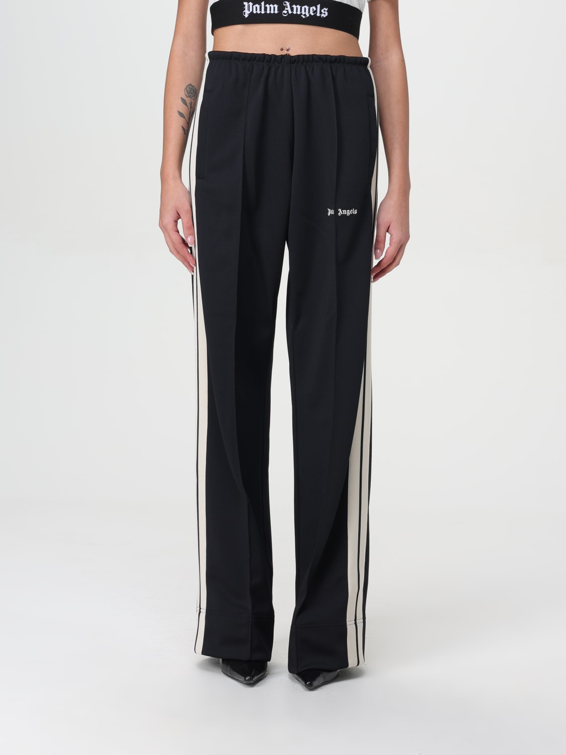 Giglio Pantalone Palm Angels in tessuto sintetico
