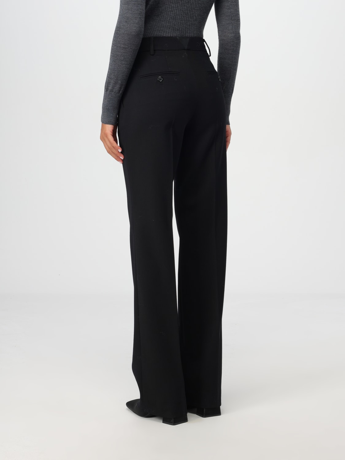Giglio Pantalone Paraguay Pinko In Twill Di Lana