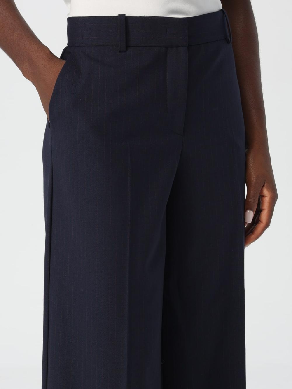 Giglio Pantalone Pinko Gessato In Misto Viscosa