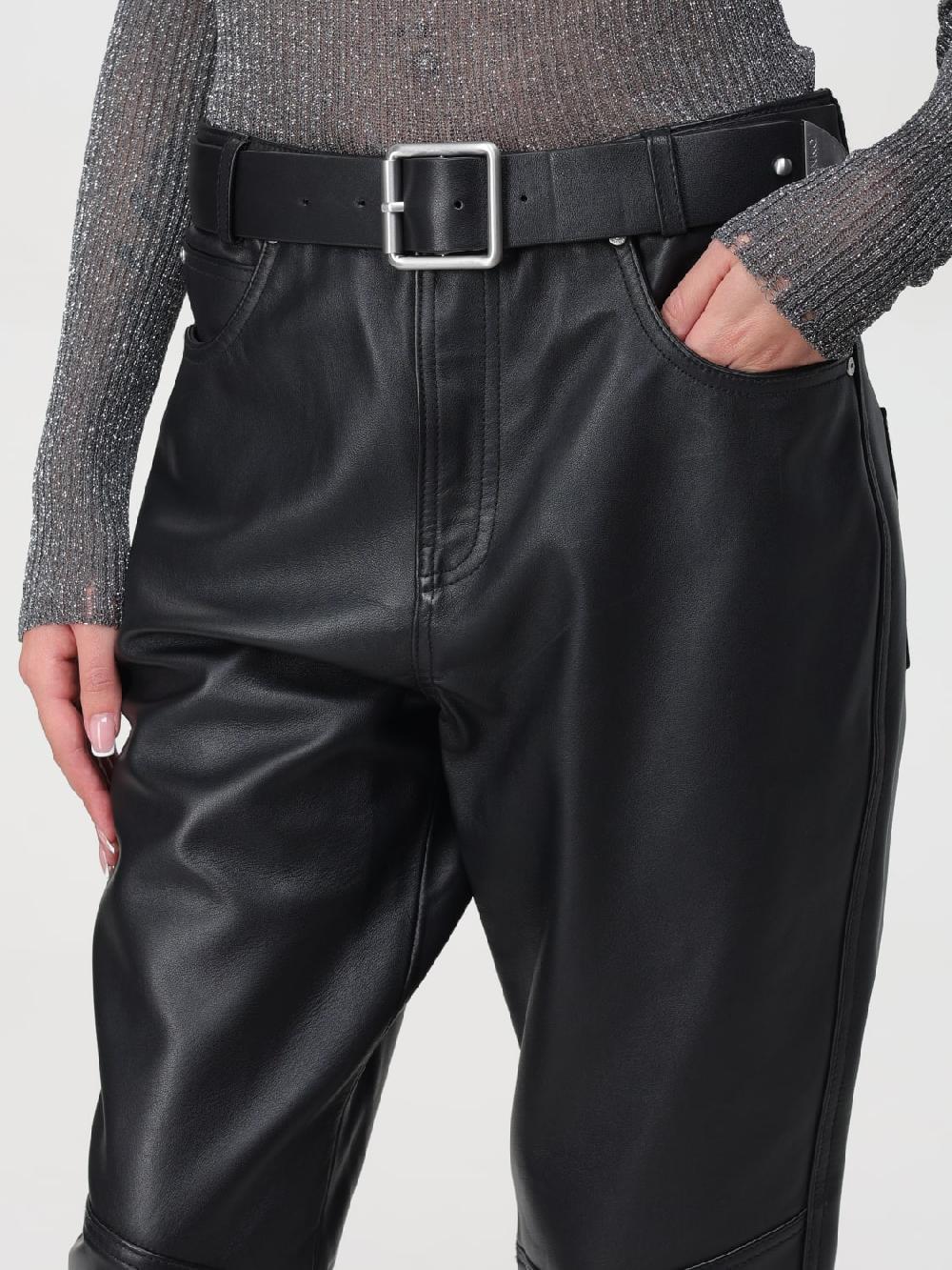Giglio Pantalone Pinko In Pelle