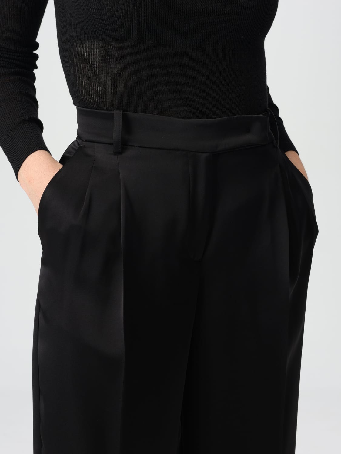 Giglio Pantalone Pinko In Raso Di Viscosa