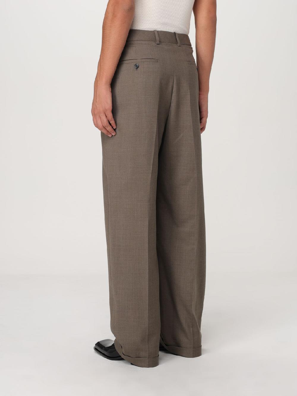 Giglio Pantalone Saint Laurent In Lana Con Pinces