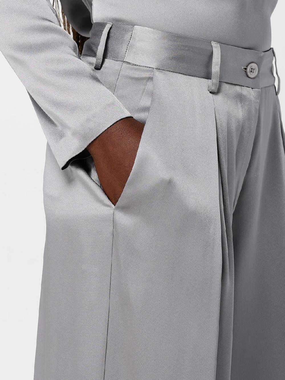 Giglio Pantalone Semicouture In Raso