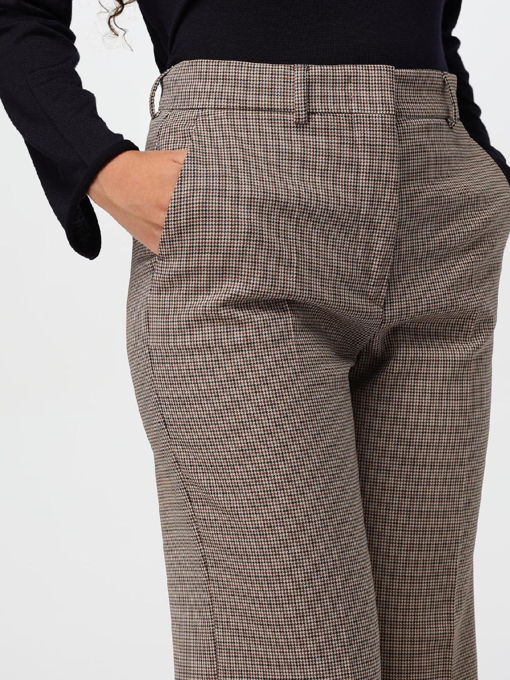 Giglio Pantalone Sportmax In Gabardine Stretch