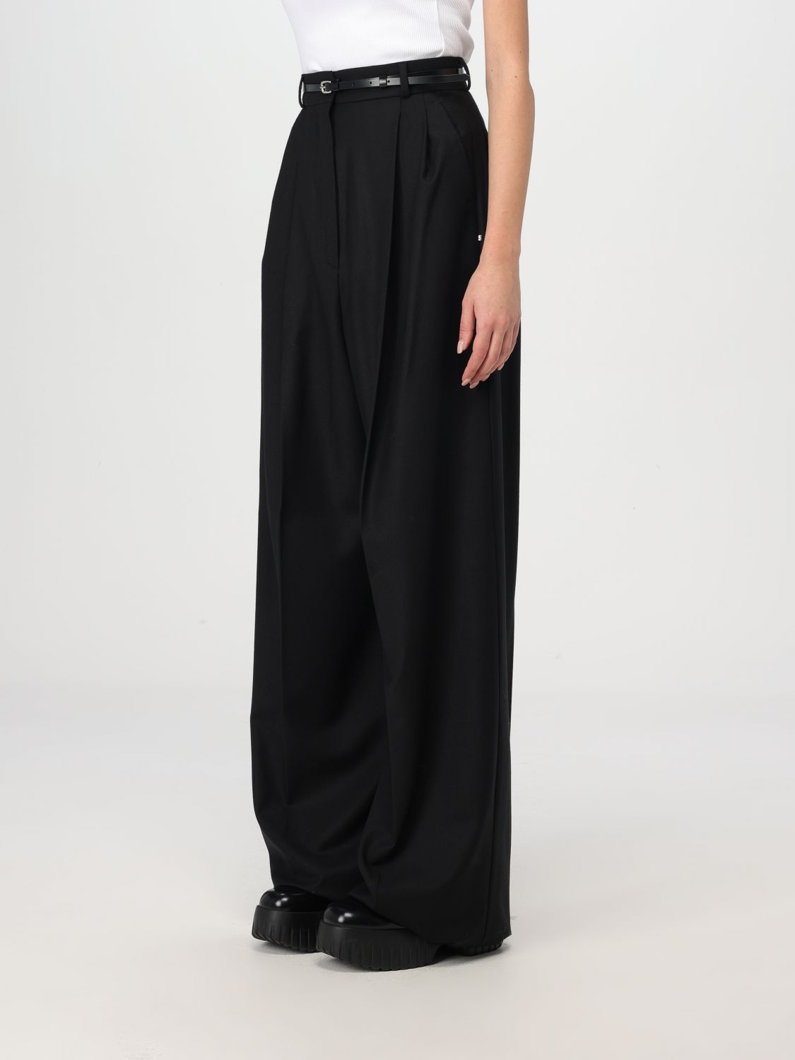 Giglio Pantalone Sportmax In Lana