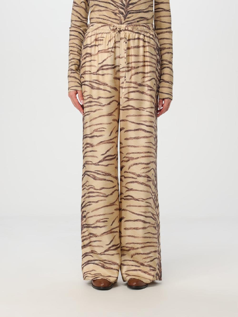 Giglio Pantalone Stella McCartney in seta zebrata