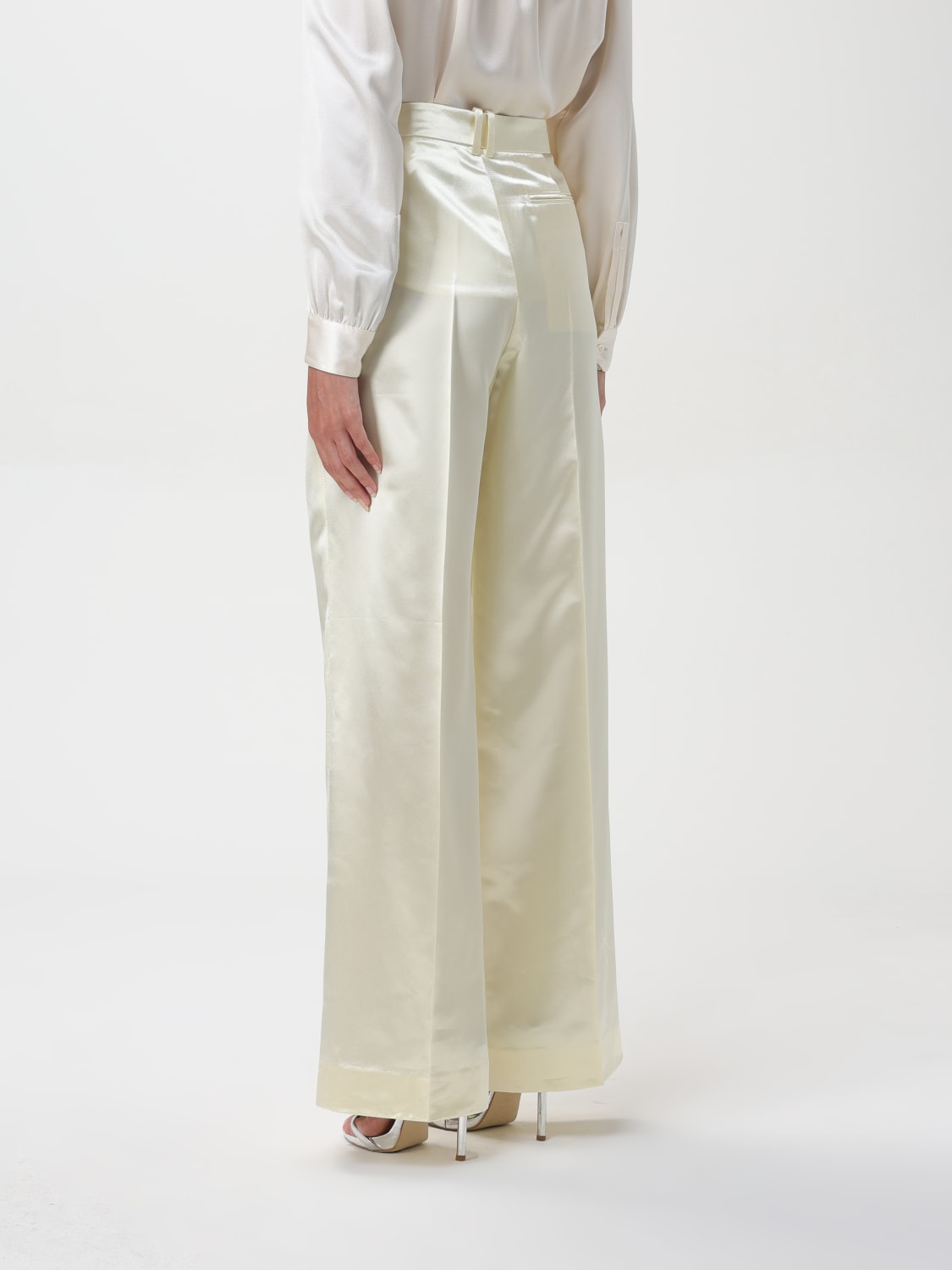 Giglio Pantalone The Row In Misto Seta