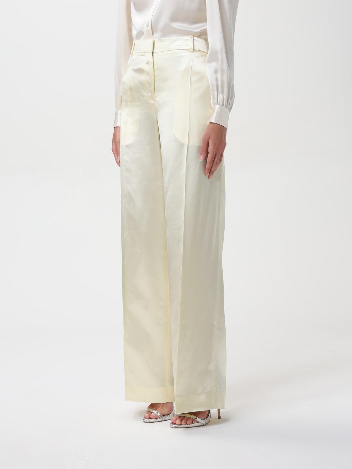 Giglio Pantalone The Row In Misto Seta