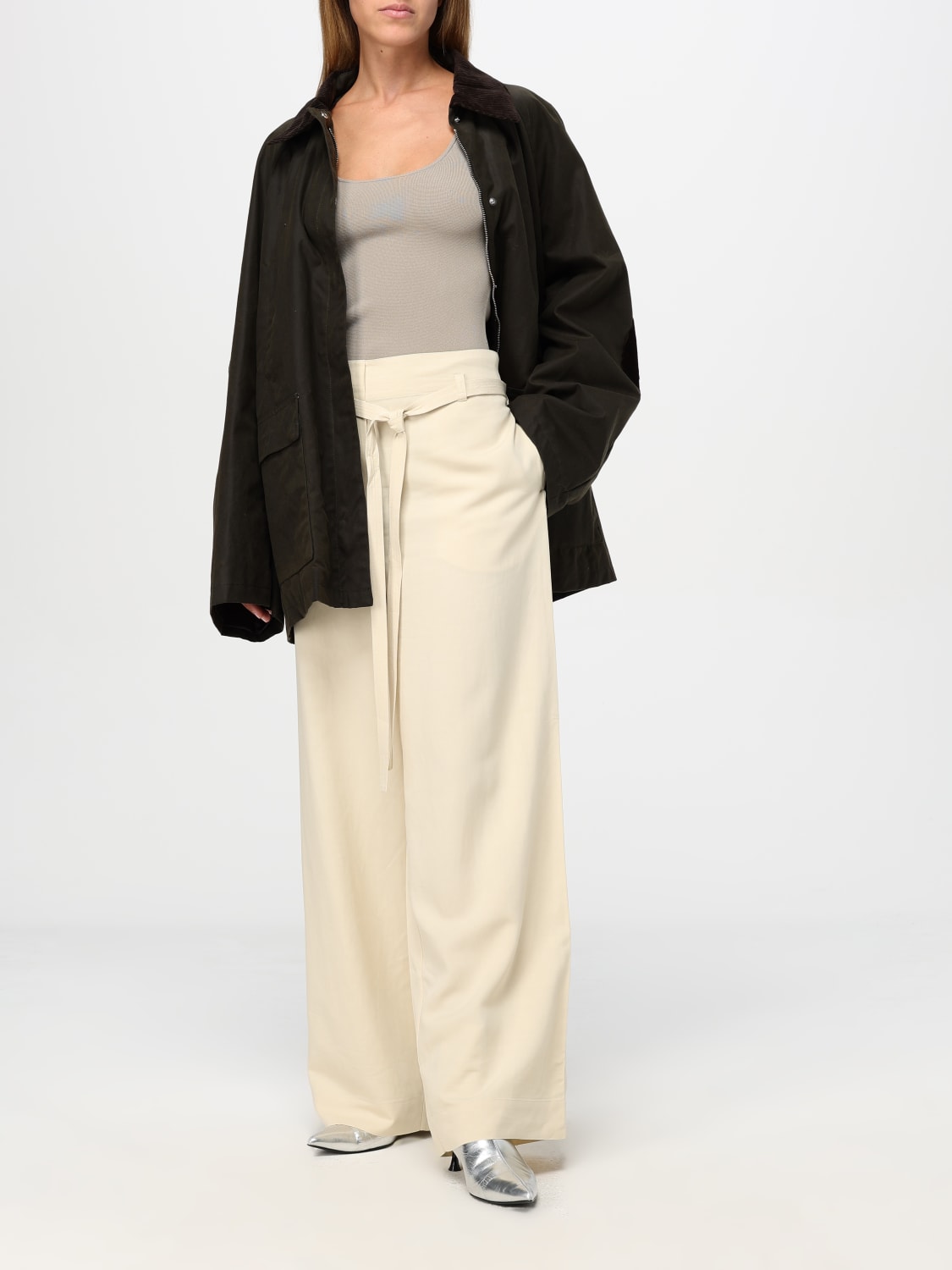 Giglio Pantalone Toteme In Misto Viscosa E Lino