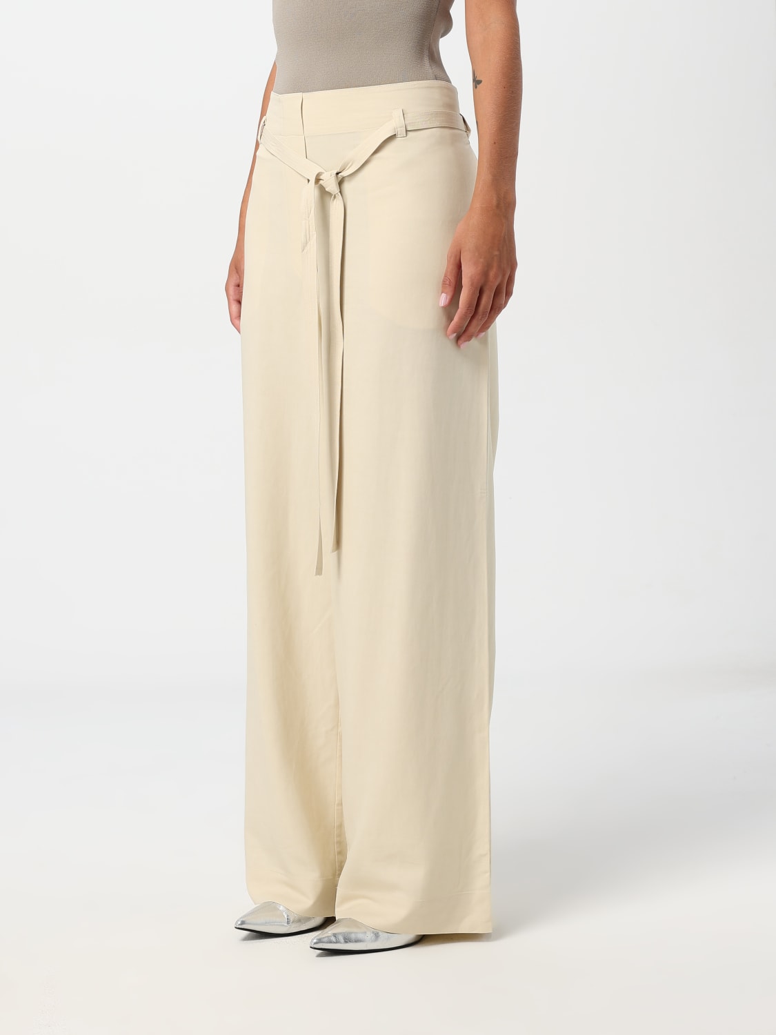 Giglio Pantalone Toteme In Misto Viscosa E Lino