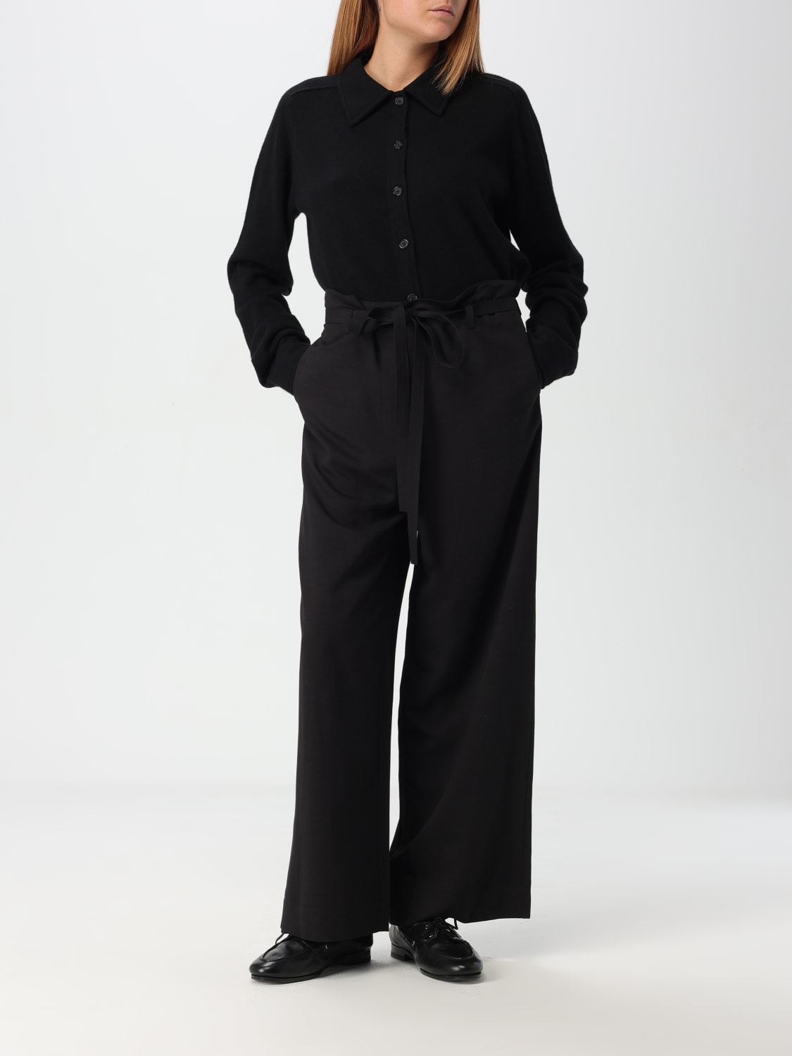 Giglio Pantalone Toteme In Misto Viscosa E Lino