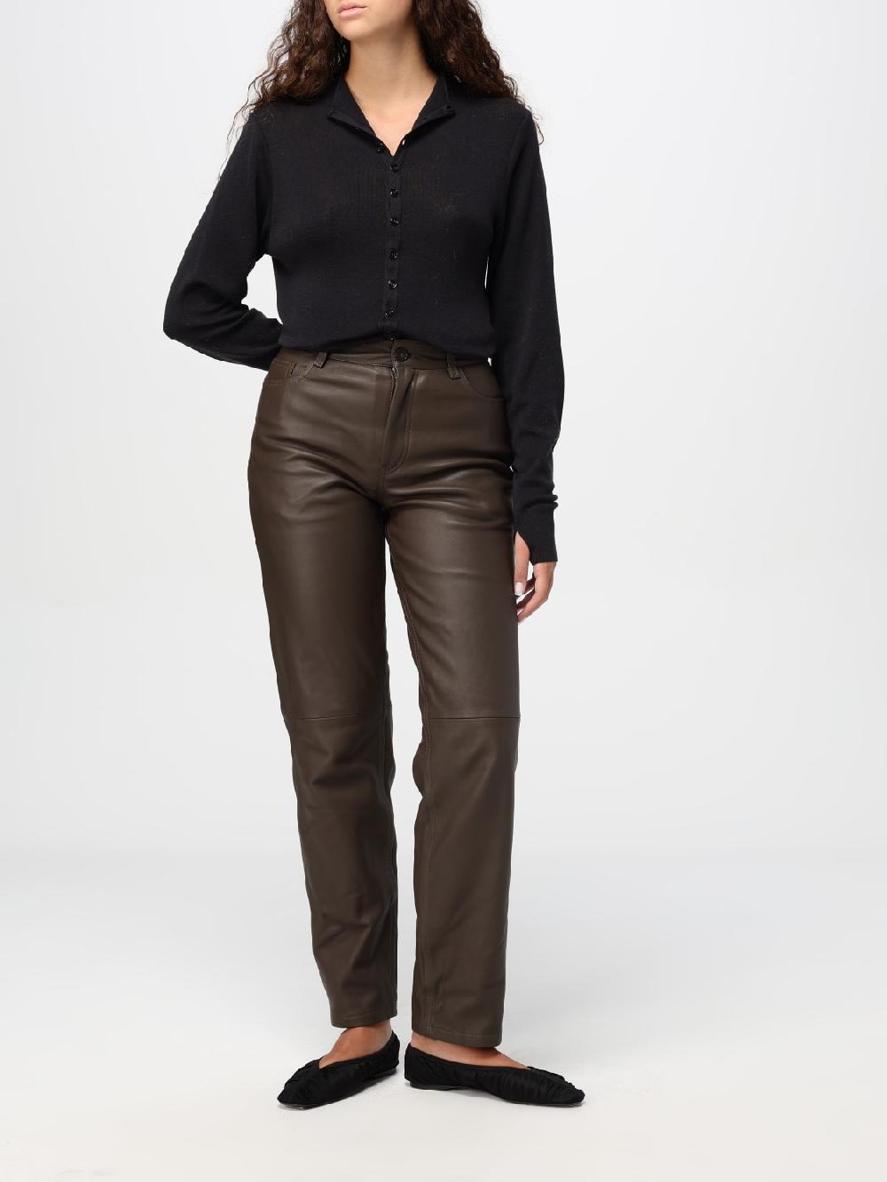Giglio Pantalone Toteme In Pelle