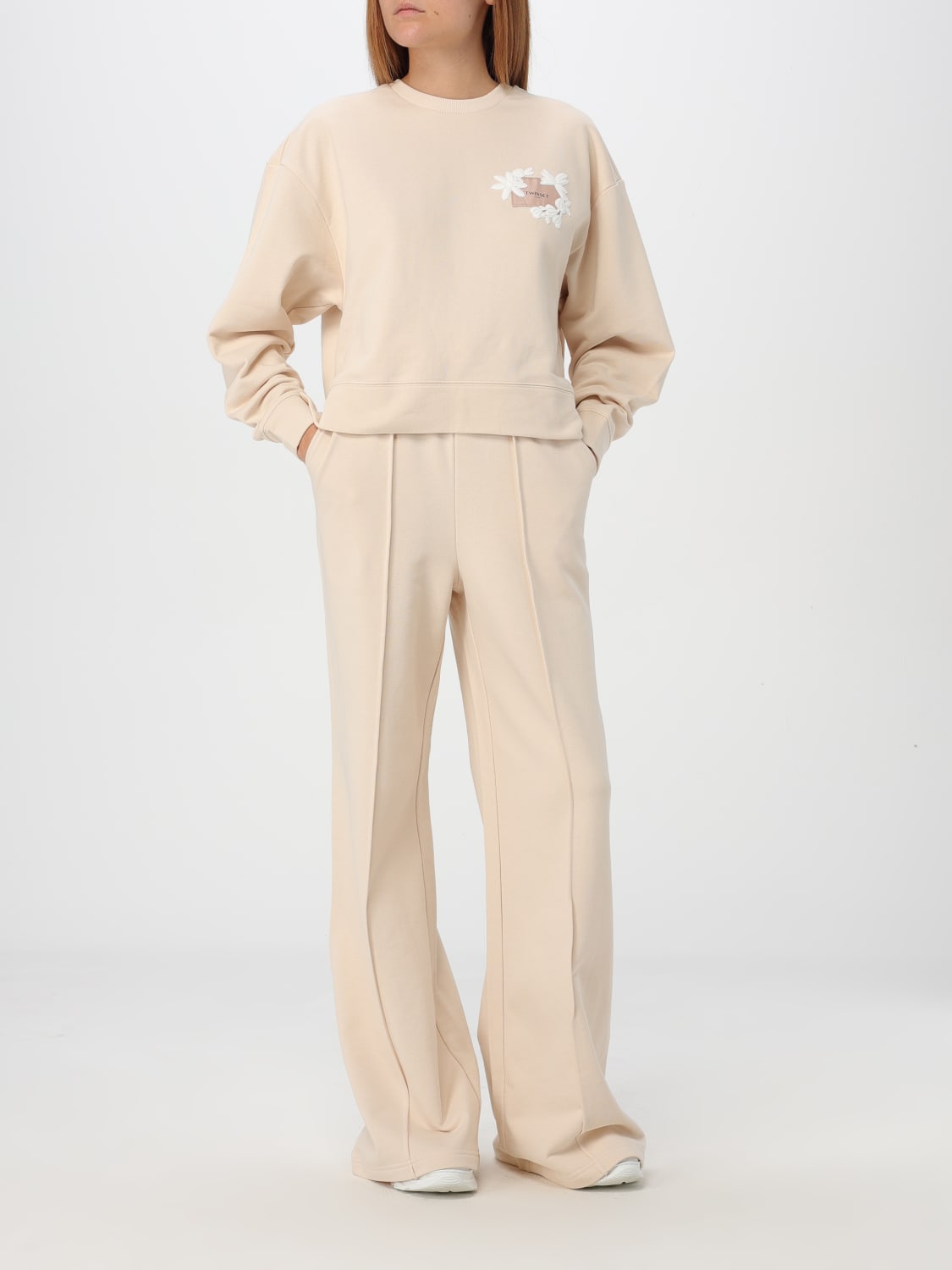 Giglio Pantalone Twinset In Cotone