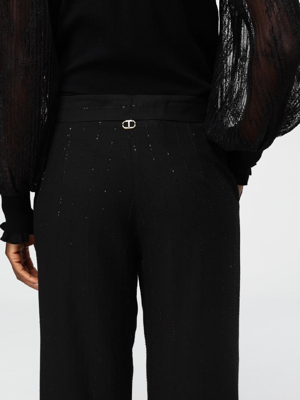 Giglio Pantalone Twinset In Crêpe