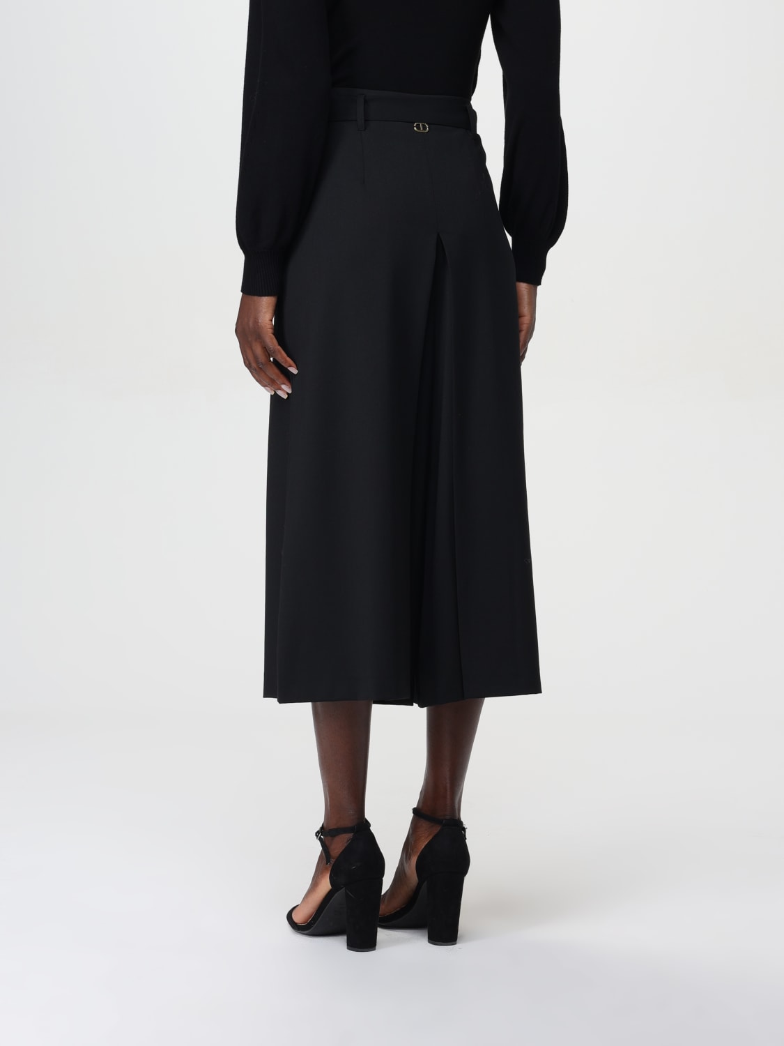 Giglio Pantalone Twinset In Misto Lana