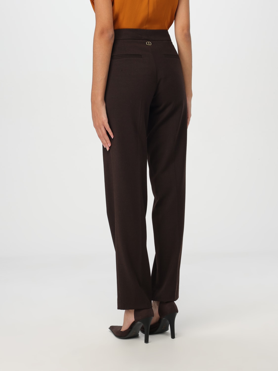 Giglio Pantalone Twinset In Misto Lana