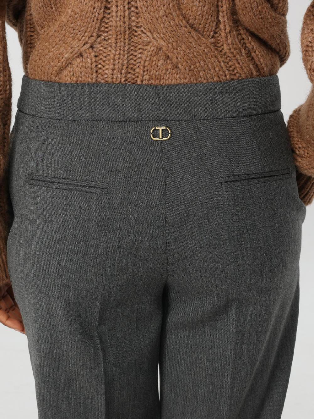Giglio Pantalone Twinset In Misto Lana