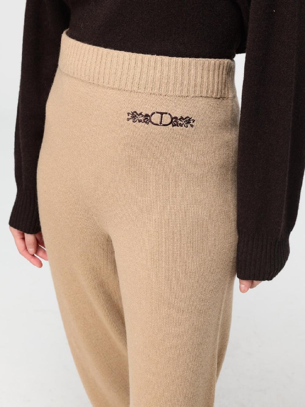 Giglio Pantalone Twinset In Misto Lana