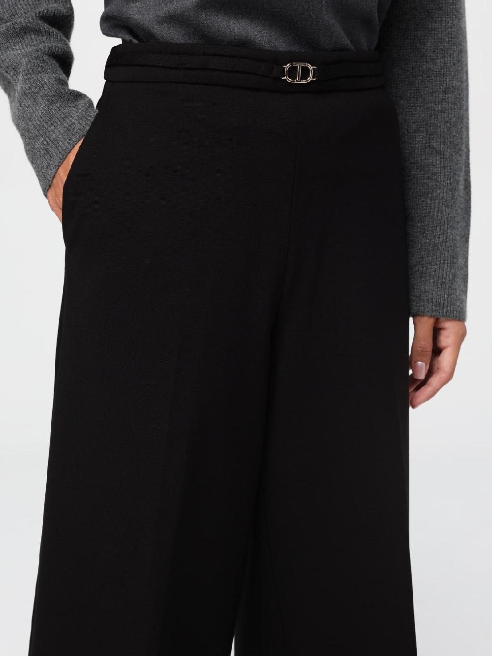 Giglio Pantalone Twinset In Misto Viscosa